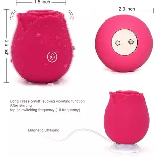Rose Toy Vibrator for Woman,Clitoral Stimulator Licking Thrusting G Spot Dildo Vibrator with 10 Modes,Rose Adult Sex Toys Games, Rose Toy Vibrator for Woman,Clitoral Stimulator Licking Thrusting G Spot Dildo Vibrator with 10 Modes,Rose Adult Sex Toys Games,