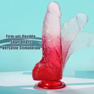 Realistic Dildo 7.8 Inch G Spot Dildo with Suction Cup for Hands-Free Play, Flexible Waterproof Dildo Realistic Penis Adult Sex Realistic Dildo 7.8 Inch G Spot Dildo with Suction Cup for Hands-Free Play, Flexible Waterproof Dildo Realistic Penis Adult Sex