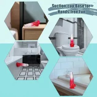 Realistic Dildo 7.8 Inch G Spot Dildo with Suction Cup for Hands-Free Play, Flexible Waterproof Dildo Realistic Penis Adult Sex Realistic Dildo 7.8 Inch G Spot Dildo with Suction Cup for Hands-Free Play, Flexible Waterproof Dildo Realistic Penis Adult Sex