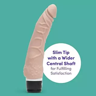 Lovehoney Vibrating Dildo - 6.5 Inch Realistic Dildo - Silicone Multispeed Vibrator for Women - Waterproof - Flesh Pink