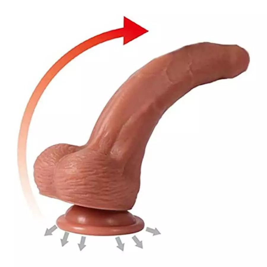 Realistic Dildo 7.87 inch Silicone Dildos Soft Lifelike Dildos with Strong Suction Cup Adult Sex Toys Flesh