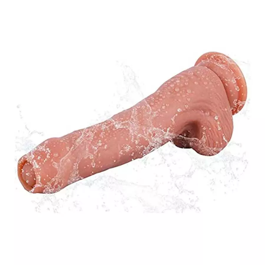 Realistic Dildo 7.87 inch Silicone Dildos Soft Lifelike Dildos with Strong Suction Cup Adult Sex Toys Flesh
