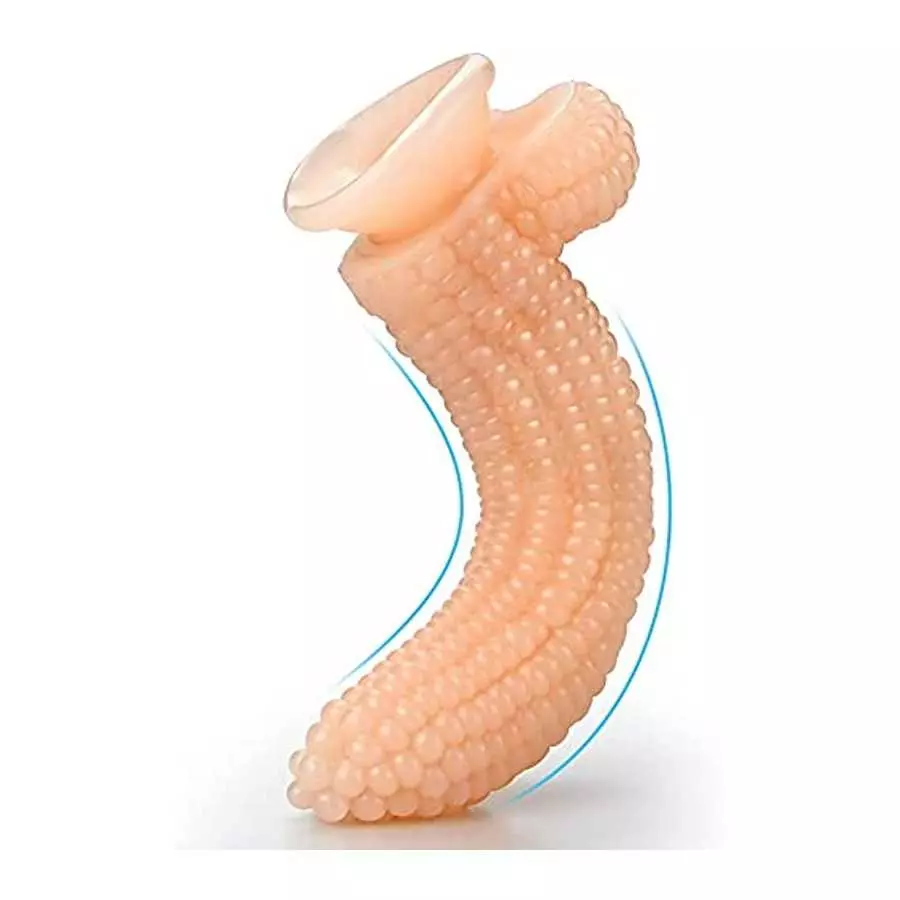 Romi Vegetable Dildo, Adult Sex Toy Big Penis Cock with Suction Cup Big Bumps G Spot Stimulate