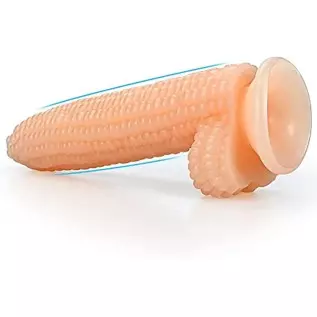 Romi Vegetable Dildo, Adult Sex Toy Big Penis Cock with Suction Cup Big Bumps G Spot Stimulate
