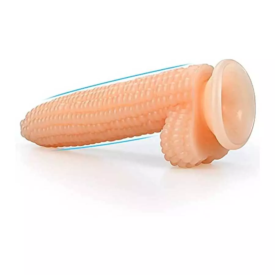 Romi Vegetable Dildo, Adult Sex Toy Big Penis Cock with Suction Cup Big Bumps G Spot Stimulate