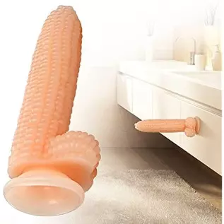 Romi Vegetable Dildo, Adult Sex Toy Big Penis Cock with Suction Cup Big Bumps G Spot Stimulate