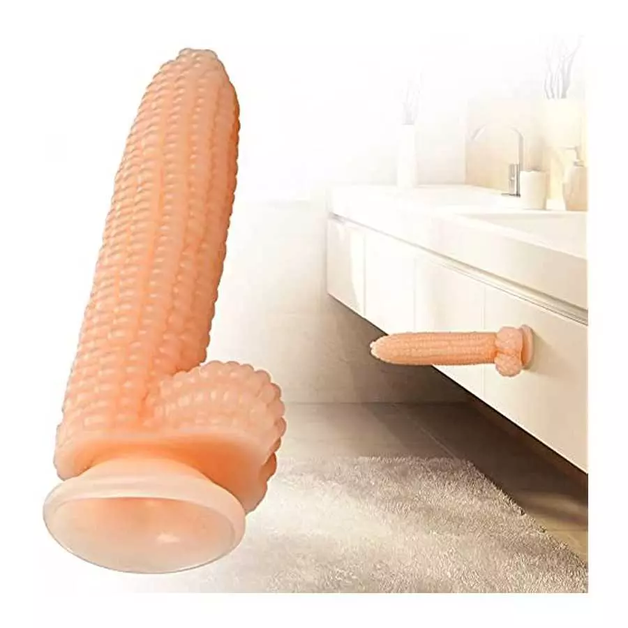 Romi Vegetable Dildo, Adult Sex Toy Big Penis Cock with Suction Cup Big Bumps G Spot Stimulate