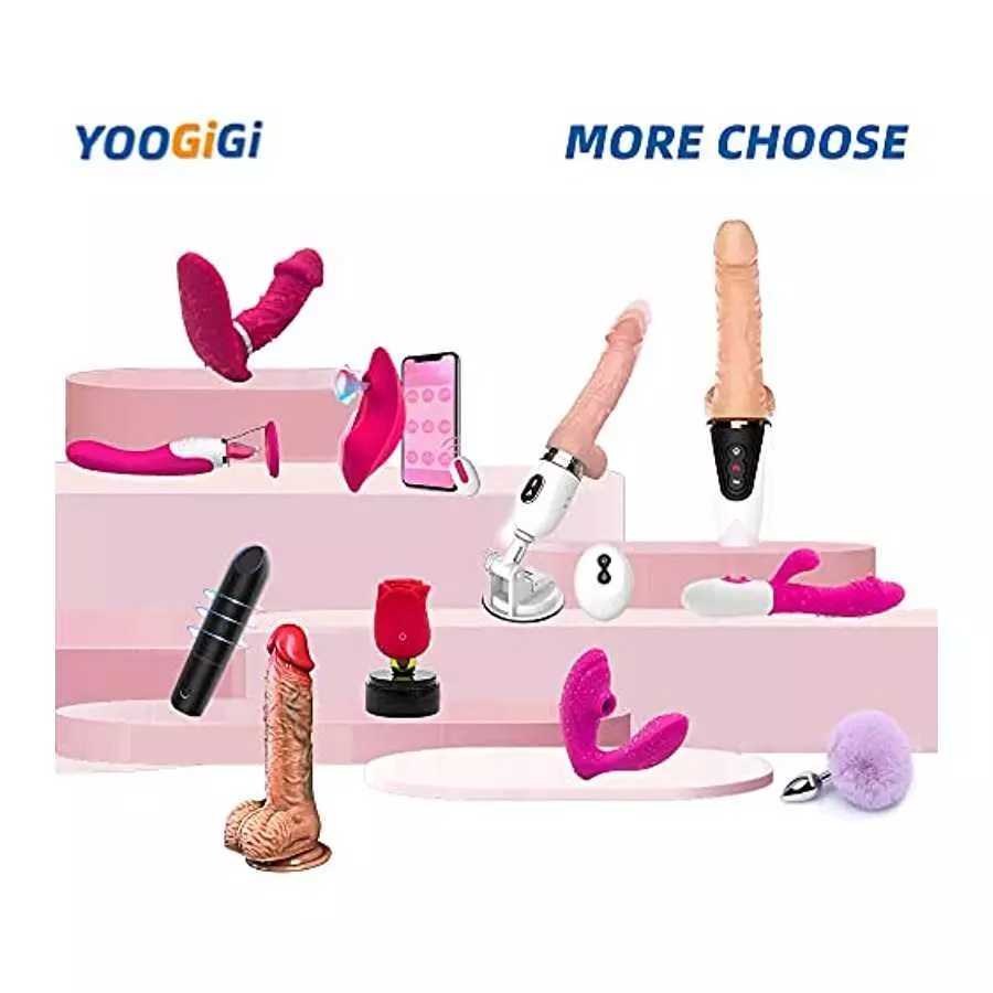 Realistic Thrusting Dildo Vibrator with Heating Silione Telescopic Penis with Strong Suction Cup for G-spot Clitoral Anal Stimul