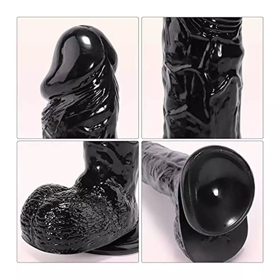 8.8 Inch Realistic Dildo for Women, G-spot Dildo with Ultra Veined for Vagina Stimulation, Harness Compatible Dildo Adult Sex To