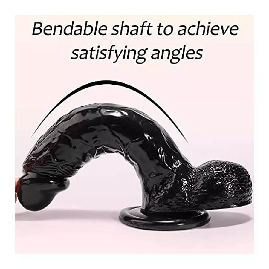 8.8 Inch Realistic Dildo for Women, G-spot Dildo with Ultra Veined for Vagina Stimulation, Harness Compatible Dildo Adult Sex To