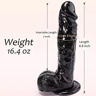 8.8 Inch Realistic Dildo for Women, G-spot Dildo with Ultra Veined for Vagina Stimulation, Harness Compatible Dildo Adult Sex To 8.8 Inch Realistic Dildo for Women, G-spot Dildo with Ultra Veined for Vagina Stimulation, Harness Compatible Dildo Adult Sex To