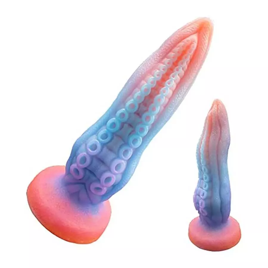 9.6 Inch Huge Realistic Dildo Luminous Octopus Tentacle Thick Dildo,Silicone Anal Plug Dragon Dildo with Suction Cup Fantasy G-S 9.6 Inch Huge Realistic Dildo Luminous Octopus Tentacle Thick Dildo,Silicone Anal Plug Dragon Dildo with Suction Cup Fantasy G-S
