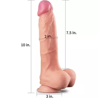 10 Inch Dual Density Silicone Anal Dildo Realistic Huge Suction Cup Dildo Big Horse Dildo Giant Anal Toy Anal Plugs Large Strap