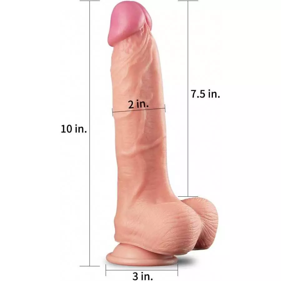 10 Inch Dual Density Silicone Anal Dildo Realistic Huge Suction Cup Dildo Big Horse Dildo Giant Anal Toy Anal Plugs Large Strap