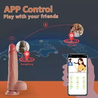 SHEHEME Thrusting Dildo Vibrator Sex Toy for Women,9 inch Realistic Dildo for G-spot with APP Control,9 Thrusting&Rotating &Vibr SHEHEME Thrusting Dildo Vibrator Sex Toy for Women,9 inch Realistic Dildo for G-spot with APP Control,9 Thrusting&Rotating &Vibr