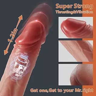 SHEHEME Thrusting Dildo Vibrator Sex Toy for Women,9 inch Realistic Dildo for G-spot with APP Control,9 Thrusting&Rotating &Vibr SHEHEME Thrusting Dildo Vibrator Sex Toy for Women,9 inch Realistic Dildo for G-spot with APP Control,9 Thrusting&Rotating &Vibr