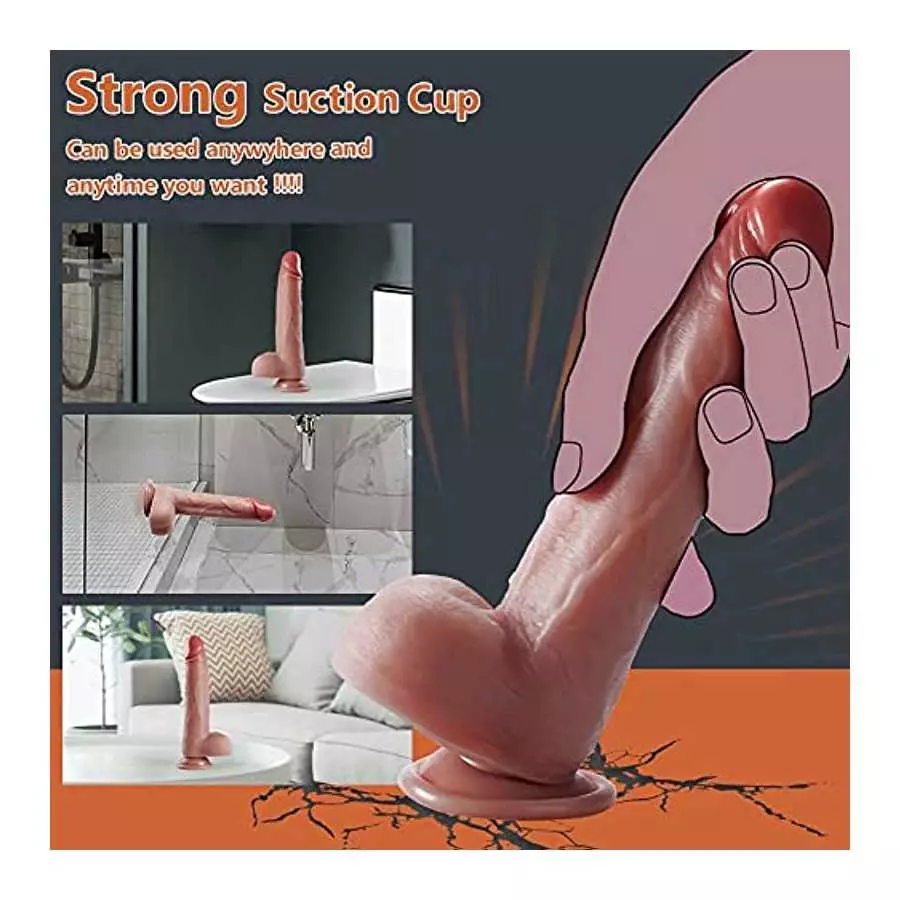 SHEHEME Thrusting Dildo Vibrator Sex Toy for Women,9 inch Realistic Dildo for G-spot with APP Control,9 Thrusting&Rotating &Vibr