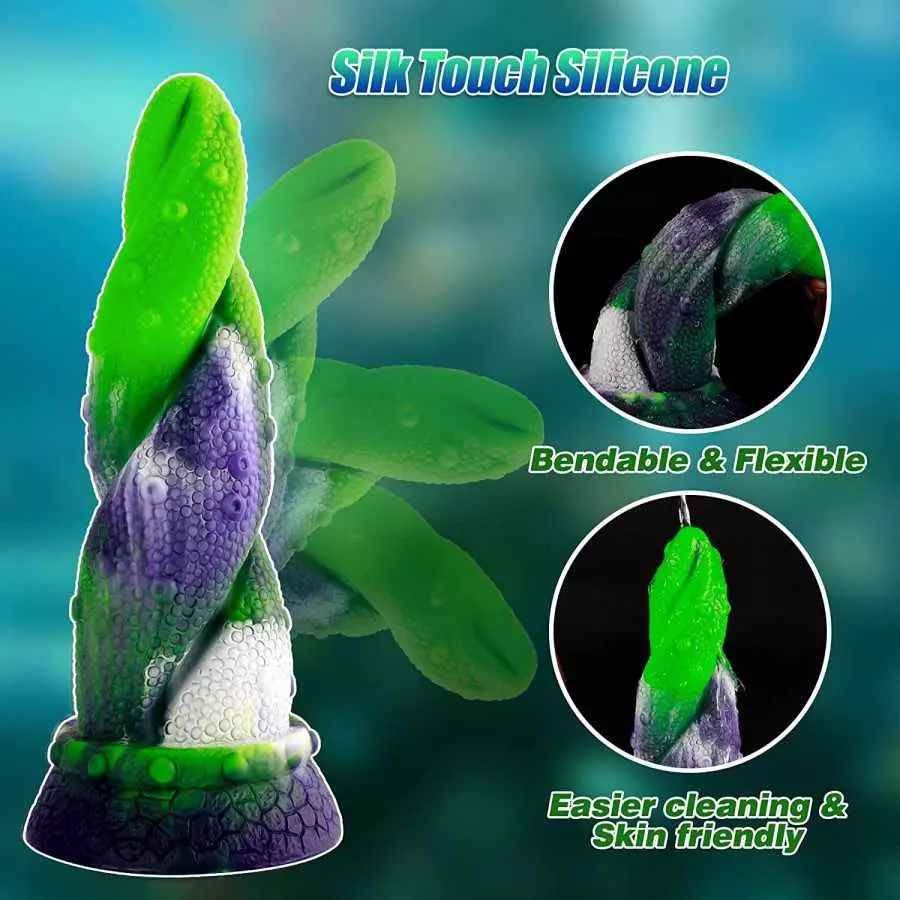 8.26" Silicone Realistic Dragon Dildo for Women, Fantasy Huge Bad Dragon Dildos Sex Toys, Big Dildo with Strong Suction Cup, Adu