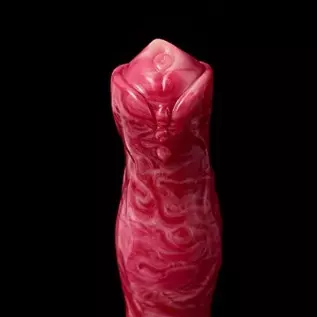 Realistic Dog Dildo with Knot, 8.26 inches Anal Dildo Pink Silicone Adult Toy Lifelike Animal Dildo for Women and Men Gay Lesbia
