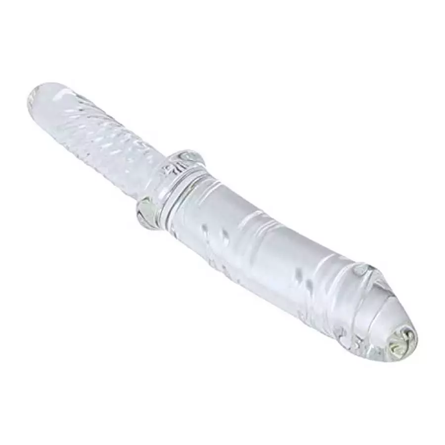 Aptitan 11.4" Large Clear Glass Dildo Crystal Penis Glass Pleasure Wand Female Masturbator Sex Toy for Women