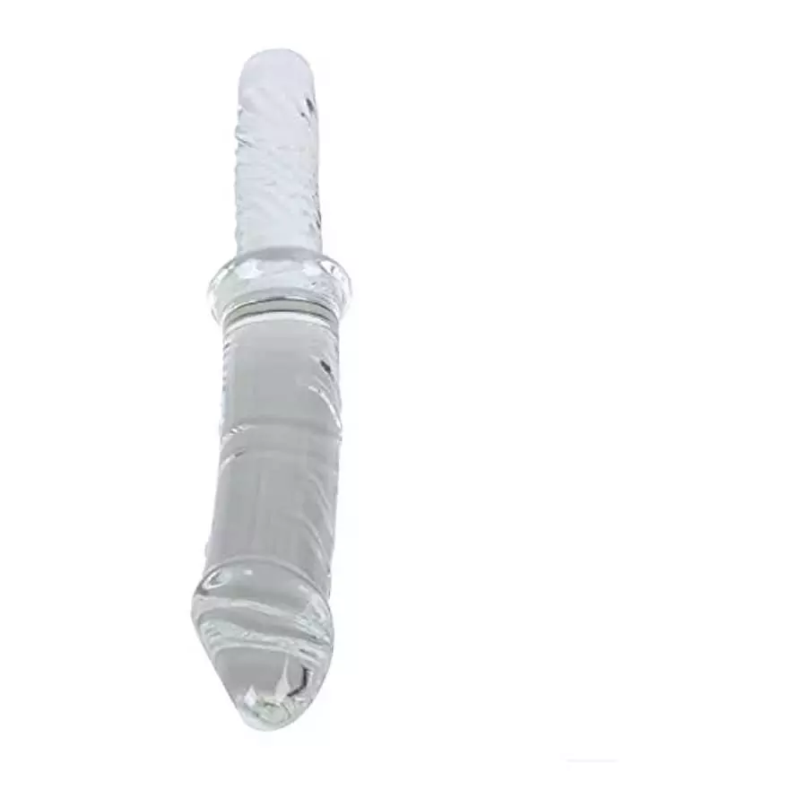 Aptitan 11.4" Large Clear Glass Dildo Crystal Penis Glass Pleasure Wand Female Masturbator Sex Toy for Women