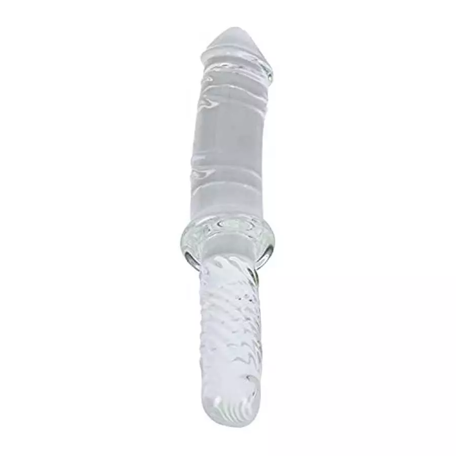 Aptitan 11.4" Large Clear Glass Dildo Crystal Penis Glass Pleasure Wand Female Masturbator Sex Toy for Women