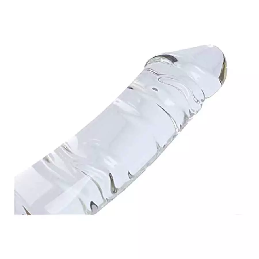 Aptitan 11.4" Large Clear Glass Dildo Crystal Penis Glass Pleasure Wand Female Masturbator Sex Toy for Women
