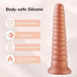 Realistic Dildo, Hismith 10.30 inch Silicone Dildo with Suction Cup, Flexible Dildo, Adult Sex Toy for Women and Man