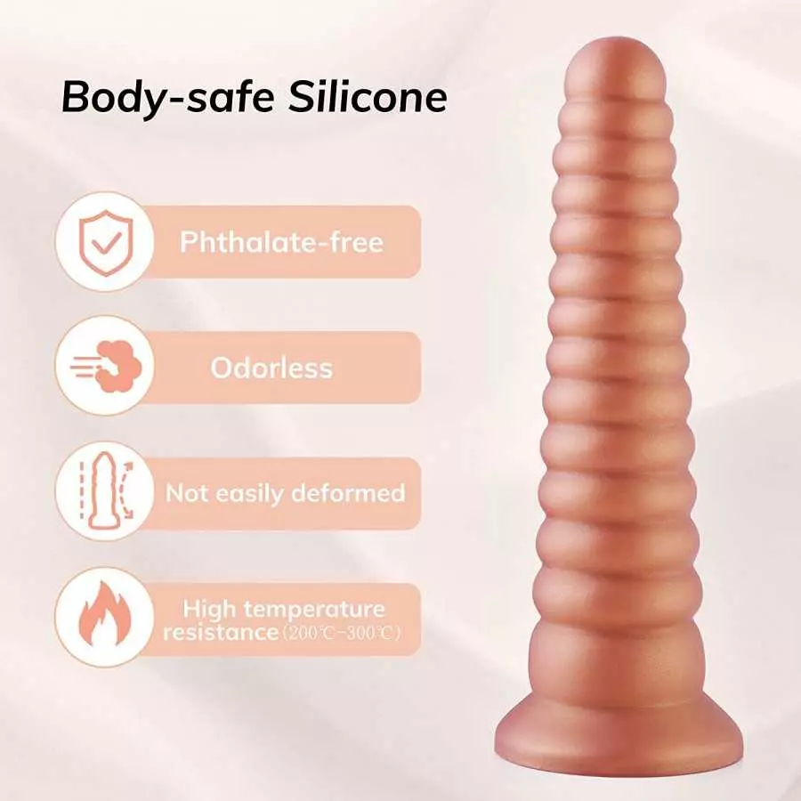 Realistic Dildo, Hismith 10.30 inch Silicone Dildo with Suction Cup, Flexible Dildo, Adult Sex Toy for Women and Man
