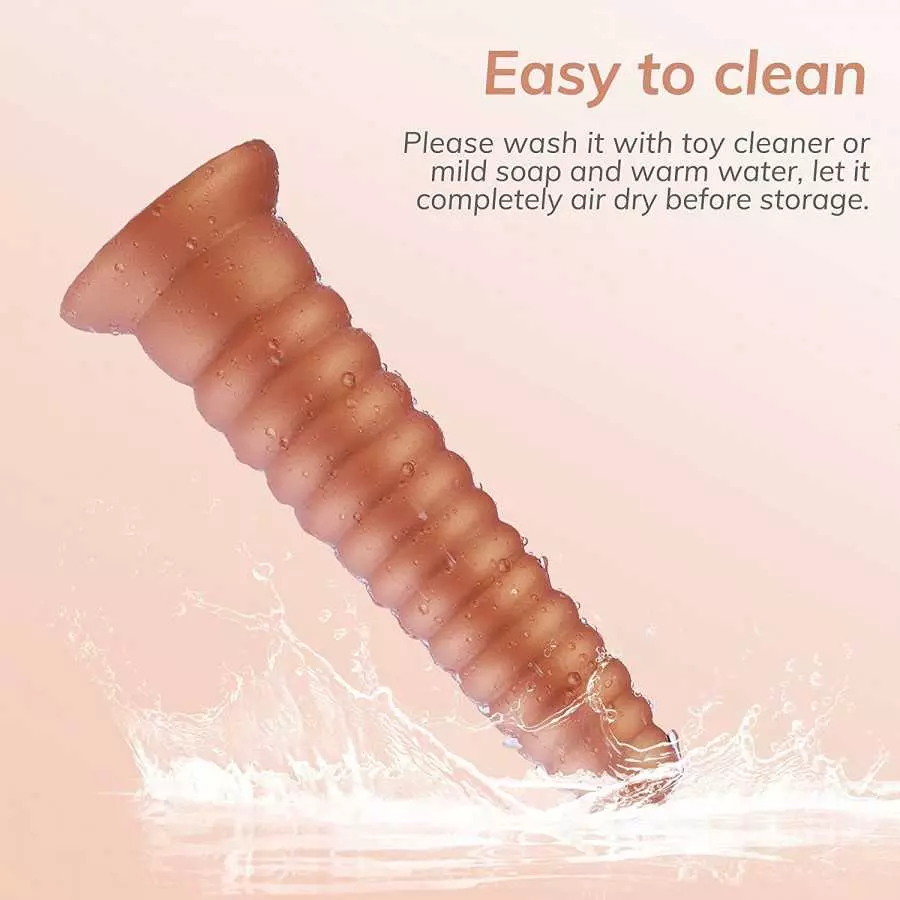 Realistic Dildo, Hismith 10.30 inch Silicone Dildo with Suction Cup, Flexible Dildo, Adult Sex Toy for Women and Man