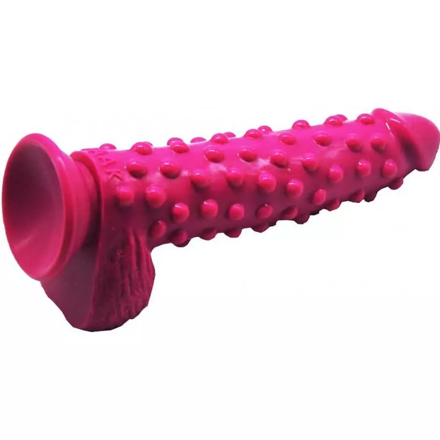 FAAK Silicone Bumpy Style Dildo G-Spot Novelties Female Masturbator Soft Flexible Adult Toy Dildo with Suction Base Waterproof
