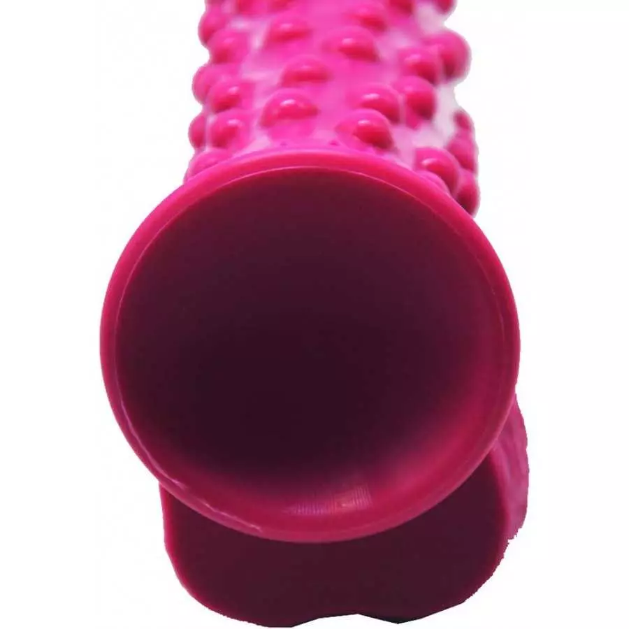 FAAK Silicone Bumpy Style Dildo G-Spot Novelties Female Masturbator Soft Flexible Adult Toy Dildo with Suction Base Waterproof