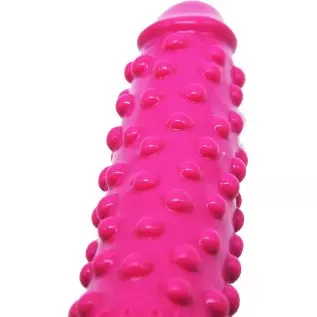 FAAK Silicone Bumpy Style Dildo G-Spot Novelties Female Masturbator Soft Flexible Adult Toy Dildo with Suction Base Waterproof