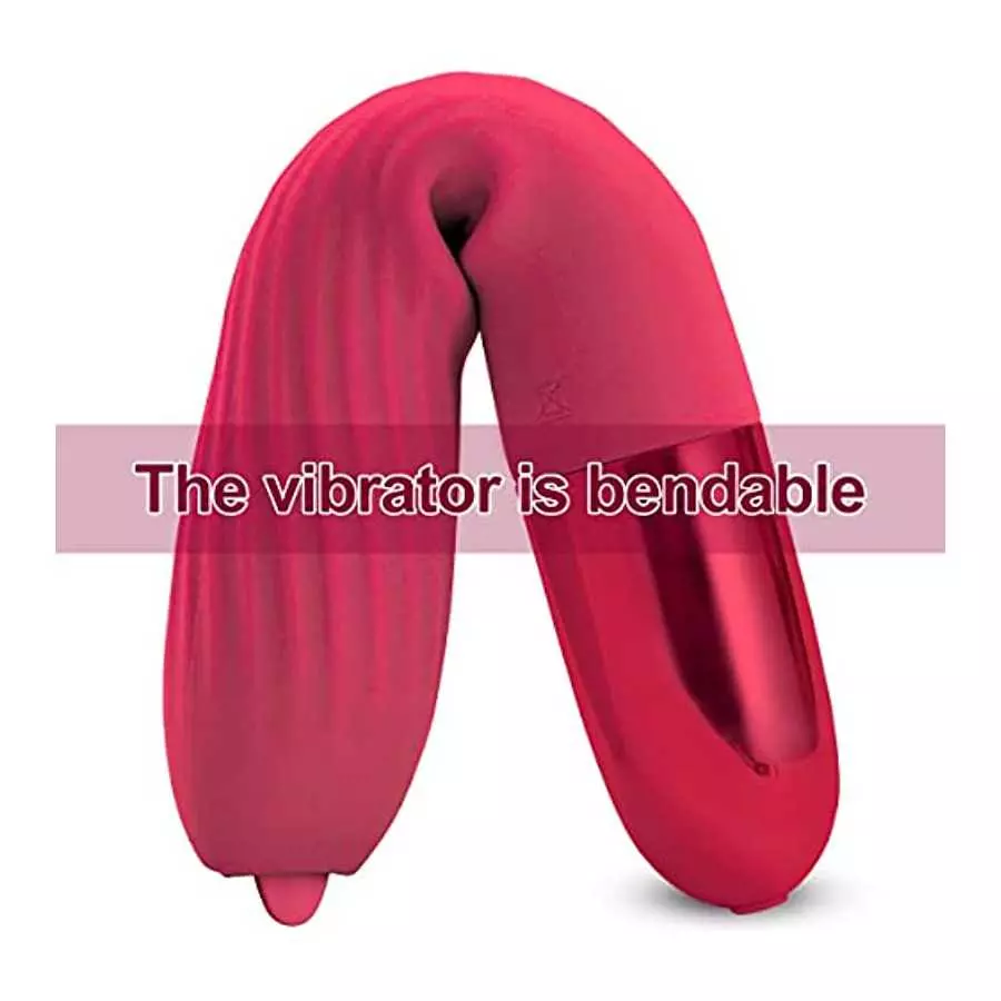 Bullet Vibrator Sex Toys for Women,G Spot Vibrator Clitoral Stimulator 10 Vibration Pattern Licking Vibrating Tongue Rose Toy,Di