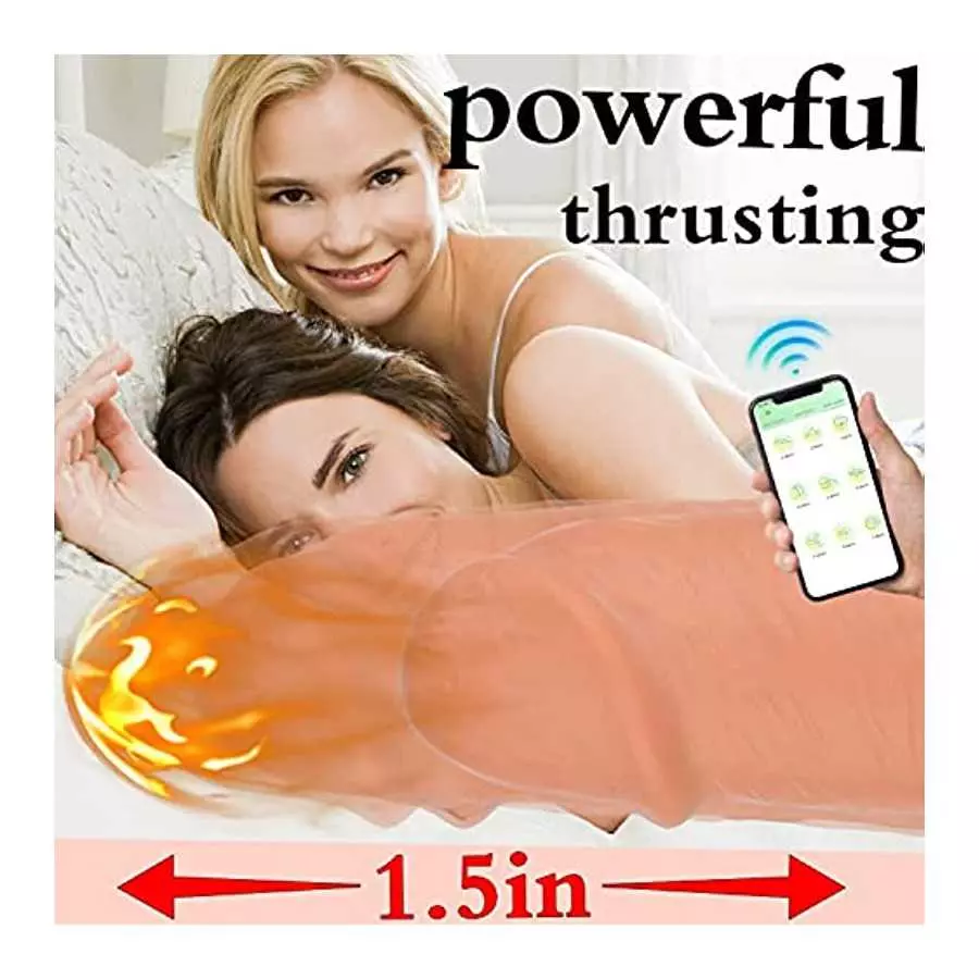 8 Inch Thrusting Dildo Vibrator Sex Toy for Couple Realistic Vibrating Dildo Fake Penis with Suction Cup Heated Dildo APP Remote