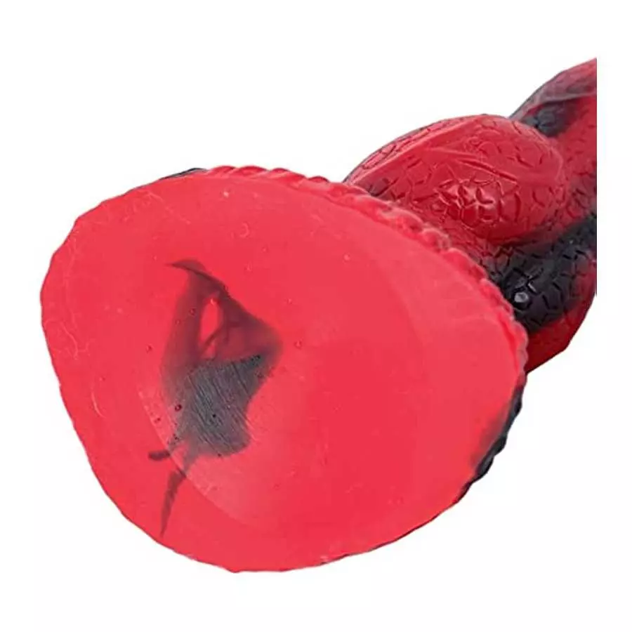 8.26 inches Silicone Big Realistic Dragon Dildo with Half Dog Half Human Knot Dildo with Suction Cup, Thick Butt Plug Anal Toys