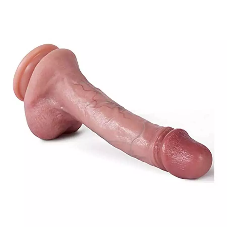 8.46 Inch Realistic Big Dildo for Women, Soft Anal Dildos with Suction Cup for Hands-Free Play, Body-Safe Material Dildo Adult S