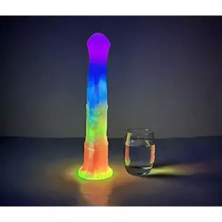 Luminous Large Horse Dildo Horse Anal Plug Slim Tall Dildo Flexible Rubber Dildo Woman Sex Toy Glowing Glow in The Dark 11 Inch Luminous Large Horse Dildo Horse Anal Plug Slim Tall Dildo Flexible Rubber Dildo Woman Sex Toy Glowing Glow in The Dark 11 Inch