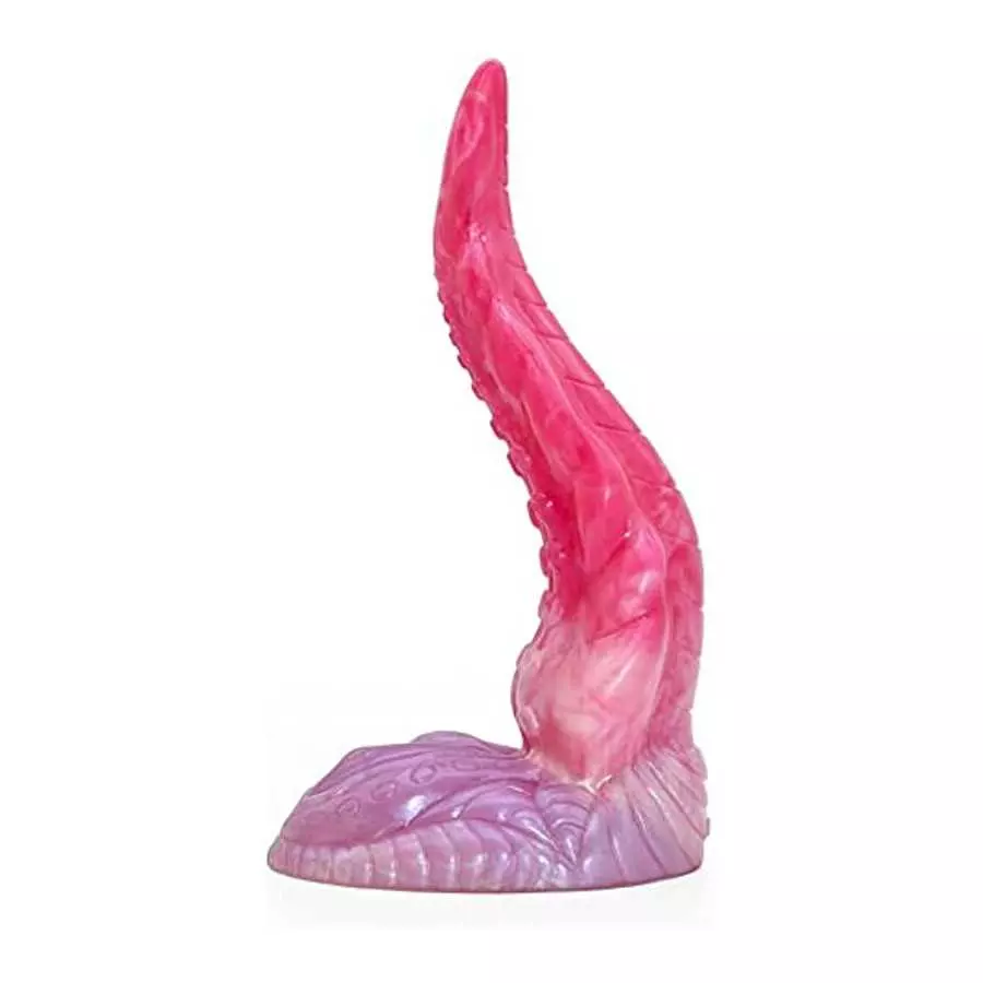 Snake Dildo Octopus G Spot Curved Dildo Monster Tentacle Dildo Anal Butt Plug 8 inch Realistic Dildo for Women - Pink Color