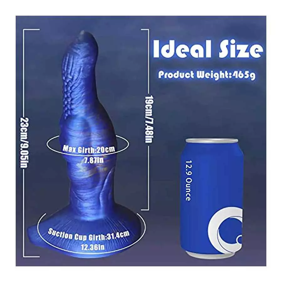 9 Inch Realistic Monster Dildo with Strong Suction Cup Fantasy Dragon Silicone Penis Anal Dildos for Hands-Free Play, Huge Thick