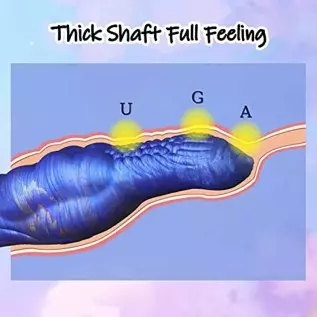 9 Inch Realistic Monster Dildo with Strong Suction Cup Fantasy Dragon Silicone Penis Anal Dildos for Hands-Free Play, Huge Thick