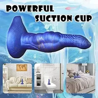 9 Inch Realistic Monster Dildo with Strong Suction Cup Fantasy Dragon Silicone Penis Anal Dildos for Hands-Free Play, Huge Thick