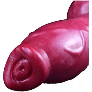 Big Size Silicone Made Artificial Dog Dildo Anal Plug Toy Color Mixed with Large Knot