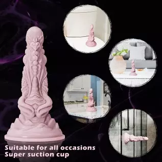 Zonbik Silicone Realistic Dildo Soft Large Dildos for Women with Strong Suction Cup for Hands-Free, Sex Toy for Women Vaginal An