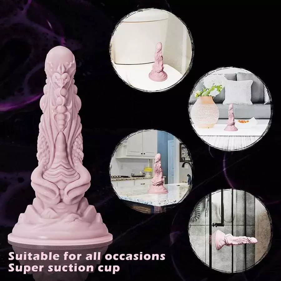 Zonbik Silicone Realistic Dildo Soft Large Dildos for Women with Strong Suction Cup for Hands-Free, Sex Toy for Women Vaginal An
