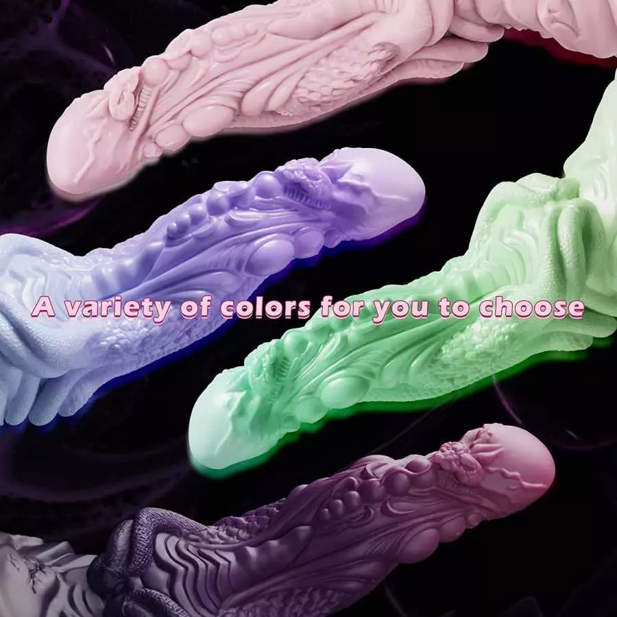 Zonbik Silicone Realistic Dildo Soft Large Dildos for Women with Strong Suction Cup for Hands-Free, Sex Toy for Women Vaginal An