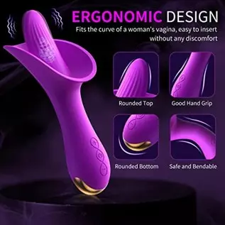 Clitoral Vibrator Rose Toy for Women,G-Spot Massager with 10 Tongue Licking Vibration Modes,Clitoris Stimulator Tongue Vibrators Clitoral Vibrator Rose Toy for Women,G-Spot Massager with 10 Tongue Licking Vibration Modes,Clitoris Stimulator Tongue Vibrators