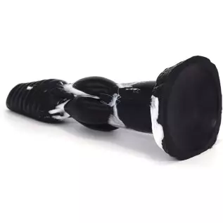 European Fairy Tale Wolf Dildo Dog Dick Multi-Color Canine Style (Black+White) European Fairy Tale Wolf Dildo Dog Dick Multi-Color Canine Style (Black+White)