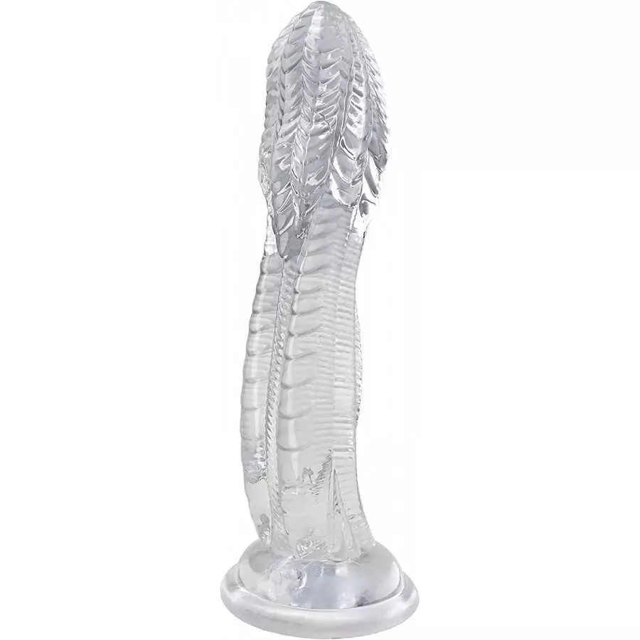 Realistic Dildos Adult Sex Toy - 10.43 inch Flexible Dildos with Suction Cup G-spot Penis Cock with Textured Ridges for Prostate