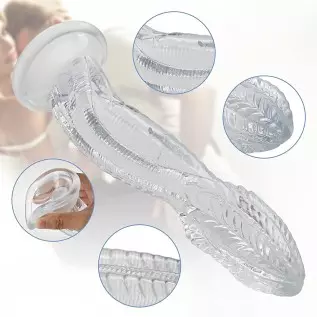 Realistic Dildos Adult Sex Toy - 10.43 inch Flexible Dildos with Suction Cup G-spot Penis Cock with Textured Ridges for Prostate Realistic Dildos Adult Sex Toy - 10.43 inch Flexible Dildos with Suction Cup G-spot Penis Cock with Textured Ridges for Prostate